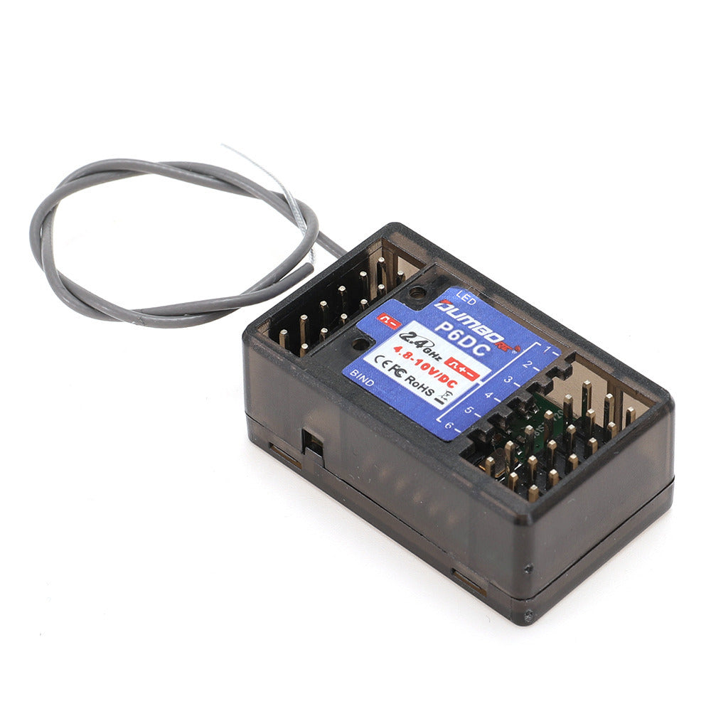 DUMBORC X6 6 Channel Surface Radio with Receiver P6FG Built-in Gyro & Micro Receiver P6DC Mini Receiver