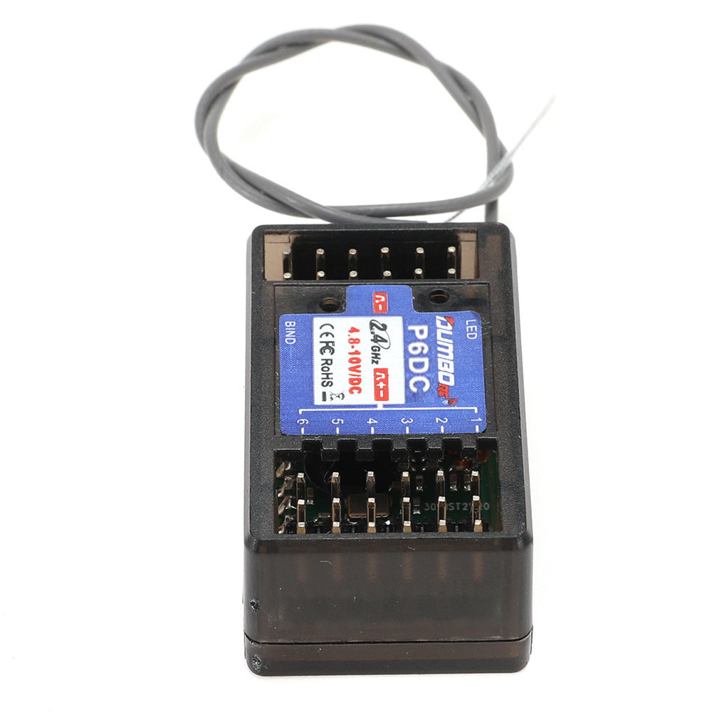 DUMBORC X6 6 Channel Surface Radio with Receiver P6FG Built-in Gyro & Micro Receiver P6DC Mini Receiver