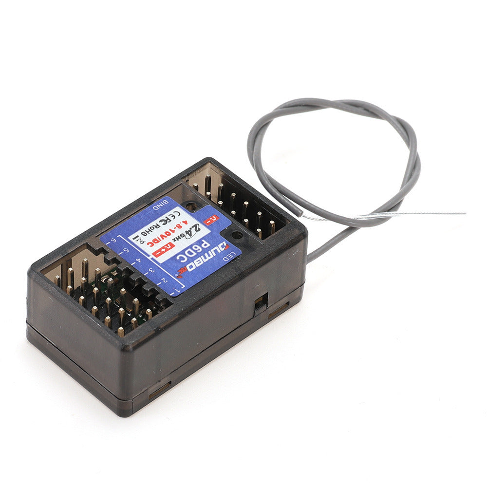 DUMBORC X6 6 Channel Surface Radio with Receiver P6FG Built-in Gyro & Micro Receiver P6DC Mini Receiver
