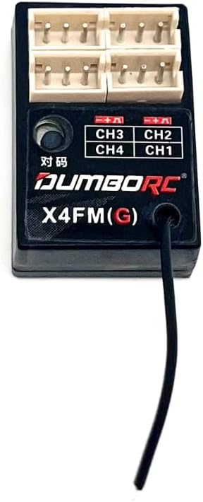 DUMBORC DDF-350 Surface Radio W/ P10F Receiver & Micro Receiver X4FMG with Gyro