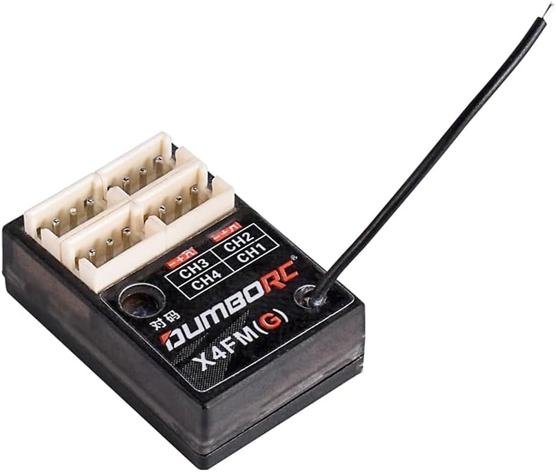 DUMBORC DDF-350 Surface Radio W/ P10F Receiver & Micro Receiver X4FMG with Gyro