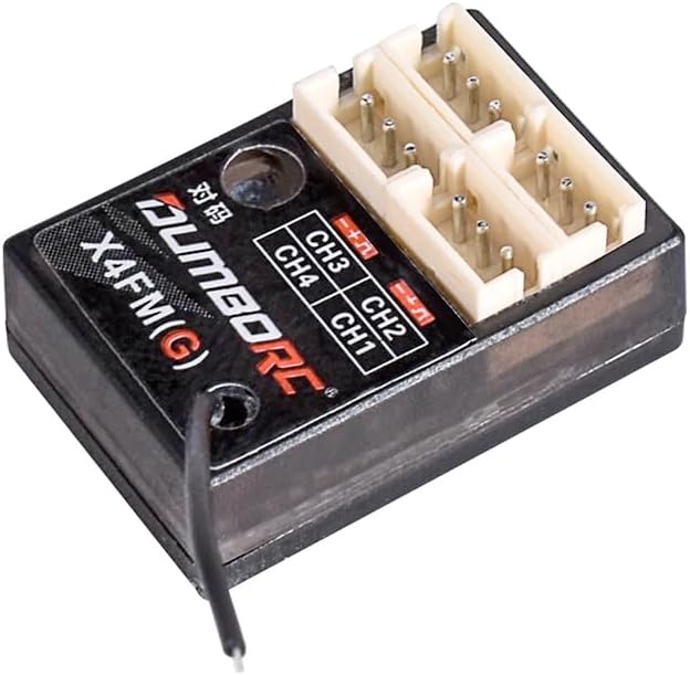 DUMBORC DDF-350 Surface Radio W/ P10F Receiver & Micro Receiver X4FMG with Gyro