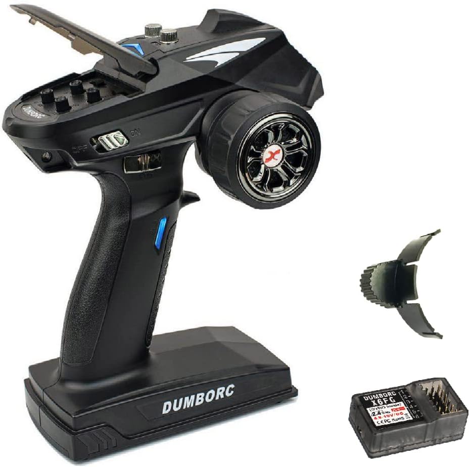 DUMBORC X6 6 Channel Surface Radio with Receiver P6FG Built-in Gyro & Micro Receiver P6DC Mini Receiver