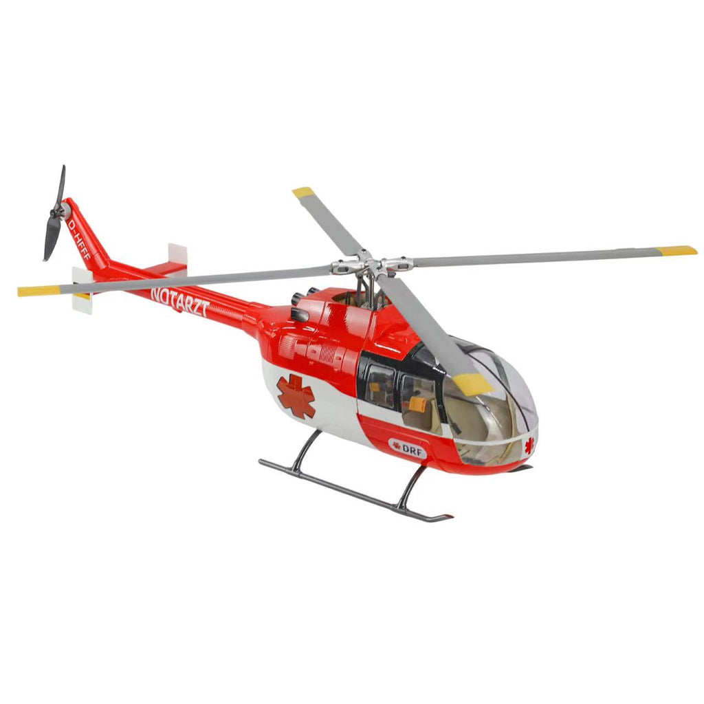 FlyWing BO-105 Scale RC Helicopter RTF - Red White