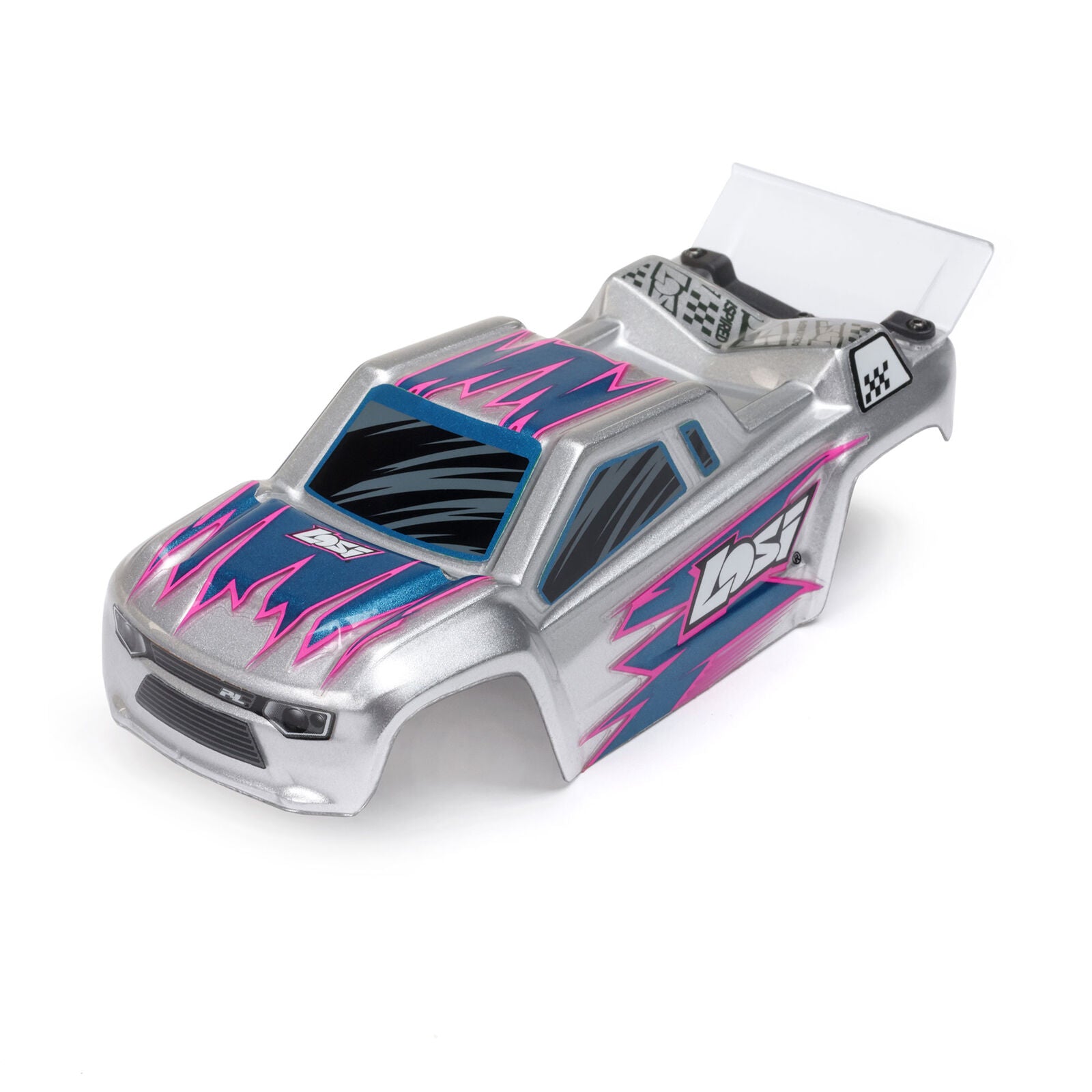Losi 1/28 Micro-T 2S 2WD RTR Stadium Truck (Battery & Charger Included) - Silver