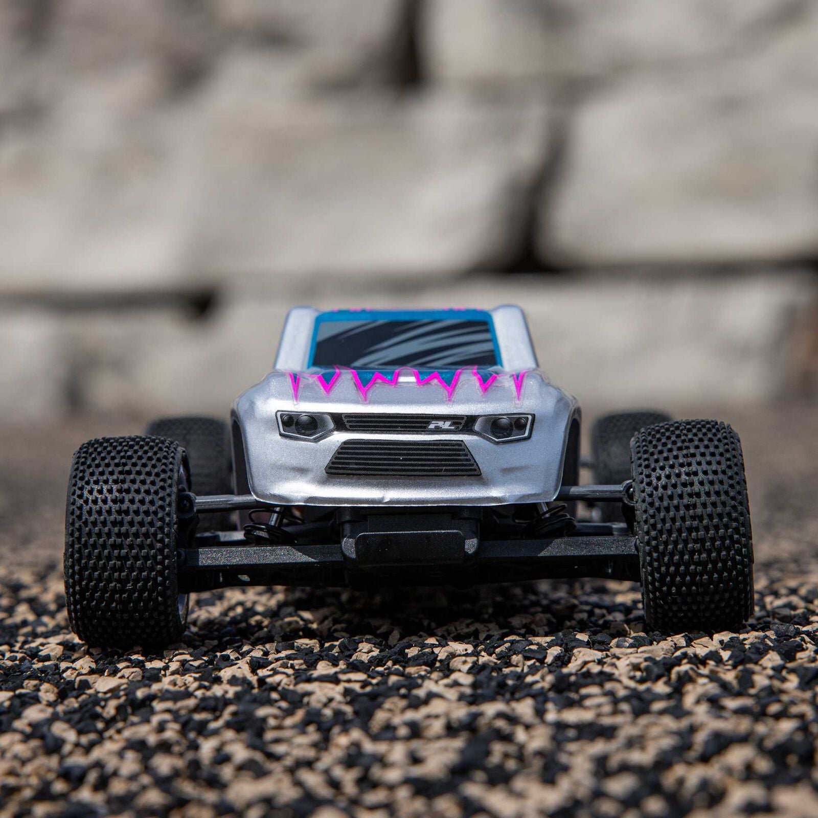 Losi 1/28 Micro-T 2S 2WD RTR Stadium Truck (Battery & Charger Included) - Silver
