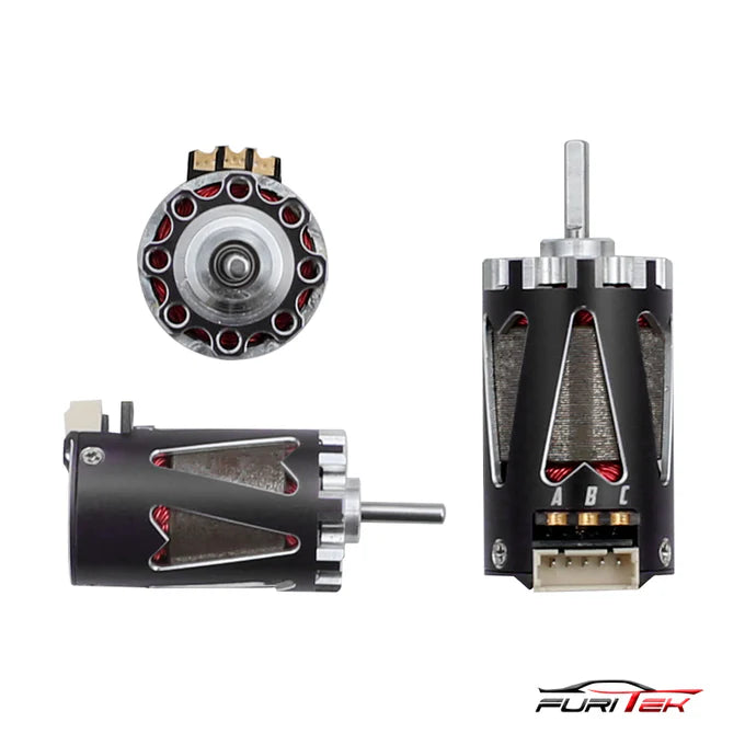 Furitek Hellfire 1410 4500kv Sensored brushless motor - Black color