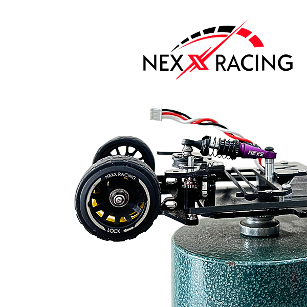 Nexx Racing “JUD” threaded carbon-fiber reinforced EVO Flanged Front Wheels (2) pcs for Mini-Z - F8.5 OFFSET +2