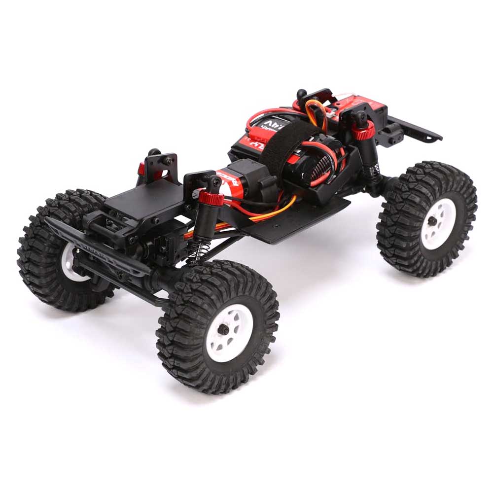 Redcat Ascent-18 - 1:18 Brushed Electric Rock Crawler (GRAPHITE) With TORQ MLS-1025 Premium DIRECT-MOUNT Servo (Free Horn Included)
