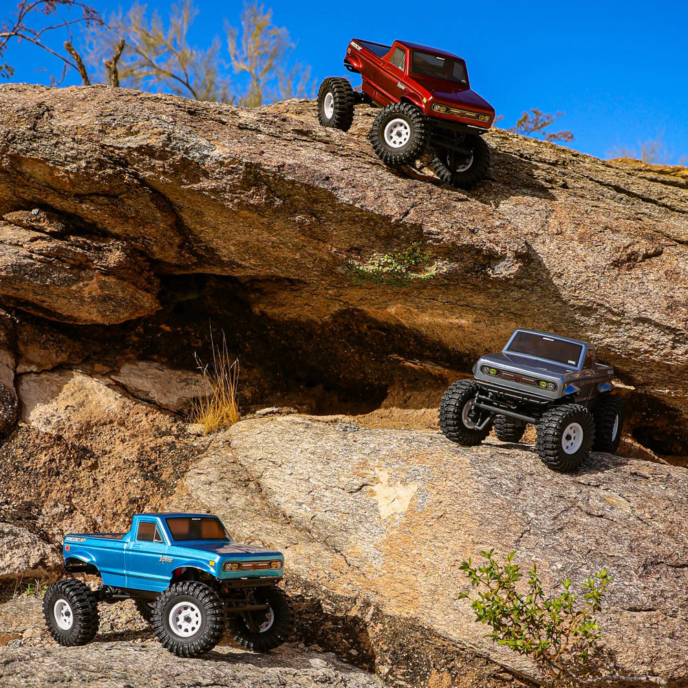 Redcat Ascent-18 - 1:18 Brushed Electric Rock Crawler (GRAPHITE) With TORQ MLS-1025 Premium DIRECT-MOUNT Servo (Free Horn Included)
