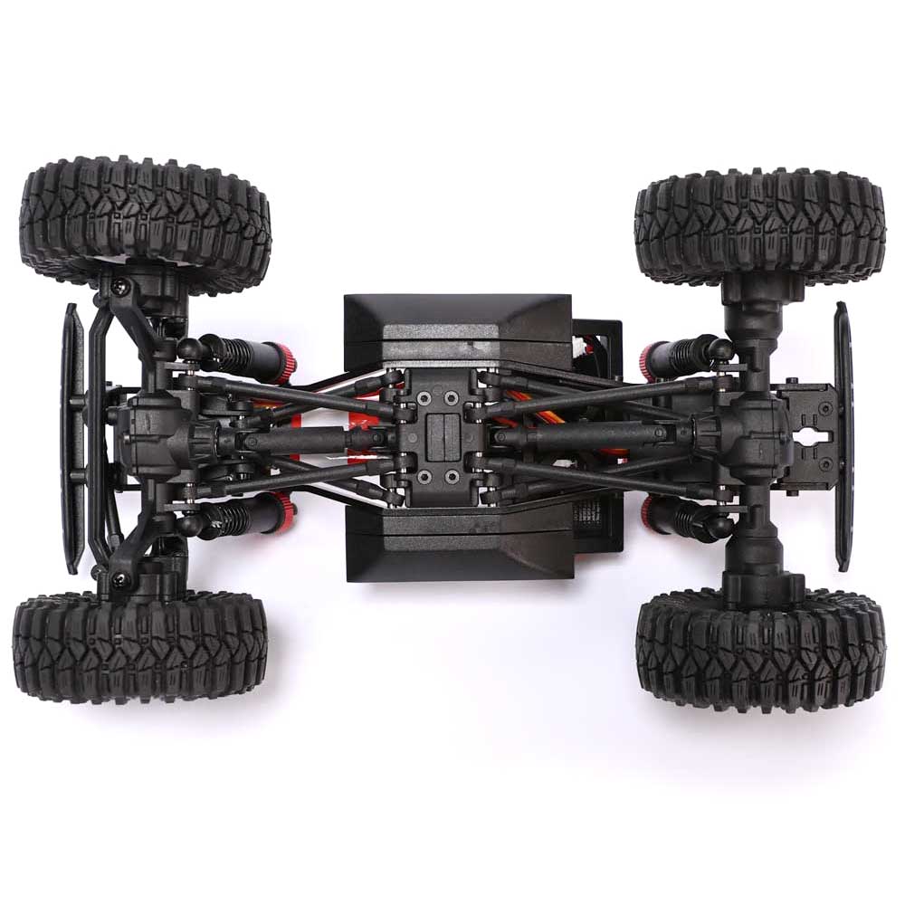 Redcat Ascent-18 - 1:18 Brushed Electric Rock Crawler (GRAPHITE) With TORQ MLS-1025 Premium DIRECT-MOUNT Servo (Free Horn Included)
