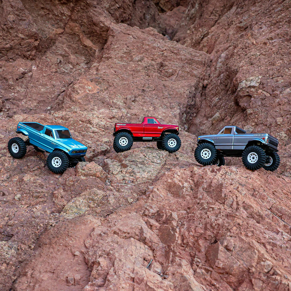 Redcat Ascent-18 - 1:18 Brushed Electric Rock Crawler (GRAPHITE) With TORQ MLS-1025 Premium DIRECT-MOUNT Servo (Free Horn Included)