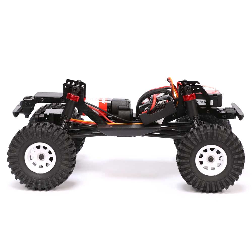 Redcat Ascent-18 - 1:18 Brushed Electric Rock Crawler (GRAPHITE) With TORQ MLS-1025 Premium DIRECT-MOUNT Servo (Free Horn Included)