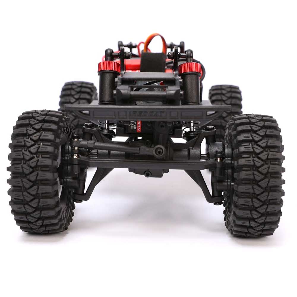 Redcat Ascent-18 - 1:18 Brushed Electric Rock Crawler (GRAPHITE) With TORQ MLS-1025 Premium DIRECT-MOUNT Servo (Free Horn Included)