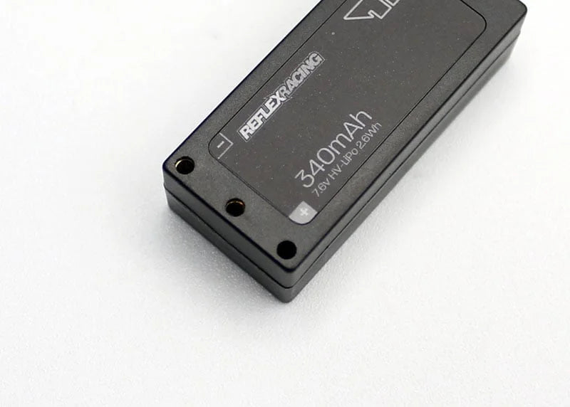 REFLEX RACING 340MAH 7.6V LIHV HARDCASE BATTERY PACK - HeliDirect