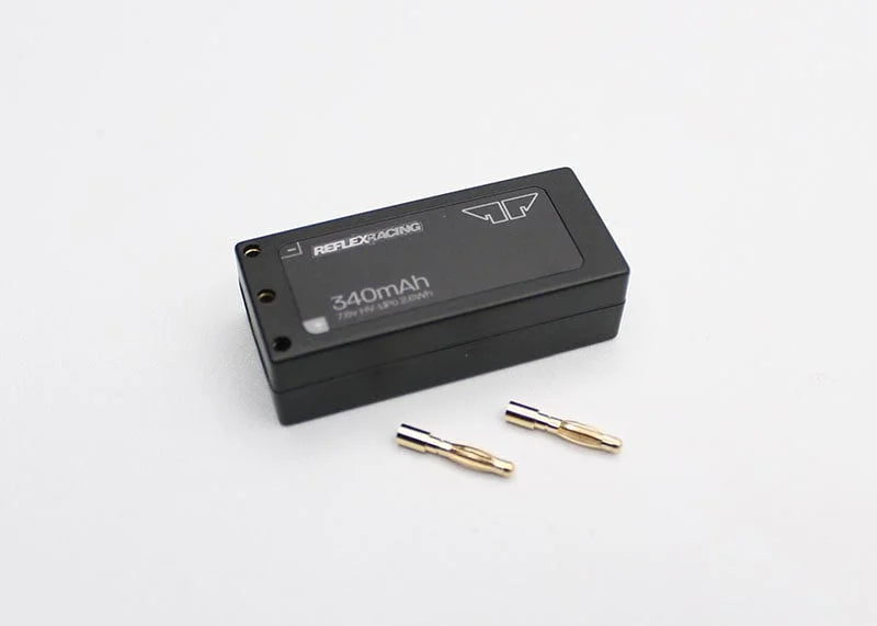 REFLEX RACING 340MAH 7.6V LIHV HARDCASE BATTERY PACK - HeliDirect