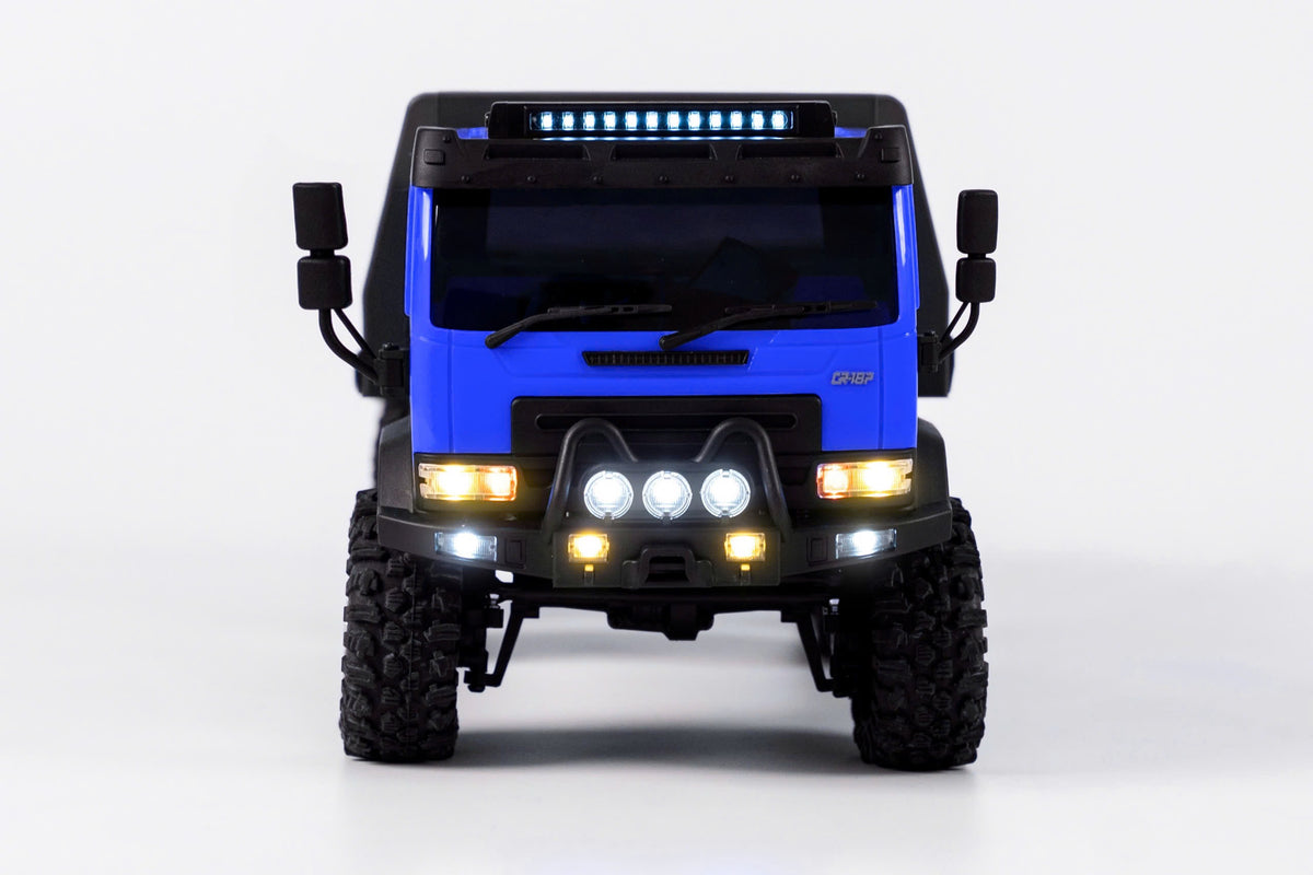 Hobbyplus 1/18 ARKTOS 6X6 RTR Blue Body and Black Rear Bed Rock Crawler